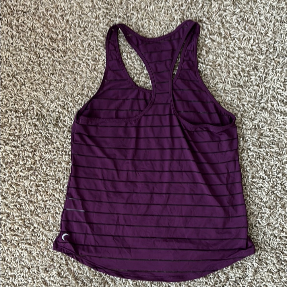 ZYIA Purple Sleeveless Tank Top Racerback - Picture 4 of 4